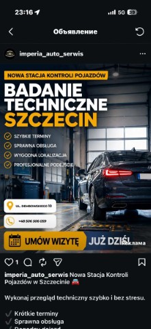 Podstawowa Stacja Kontroli Pojazdow ZS/074/P