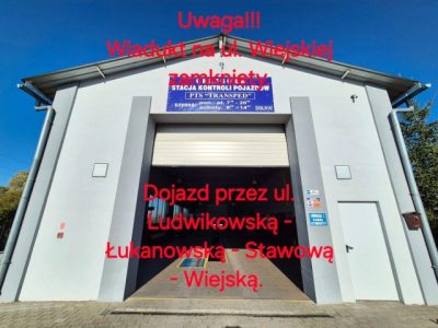 PTS "Transped" Władysław Woźniak. Okręgowa Stacja Kontroli Pojazdów.