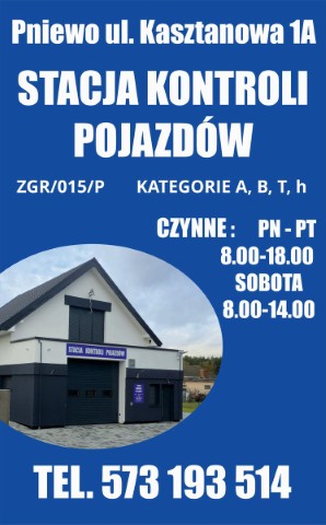 SKP Pniewo - Podstawowa Stacja Kontroli Pojazdów Gryfino